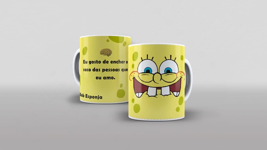 ARTE PARA CANECA - BOB ESPONJA-3177