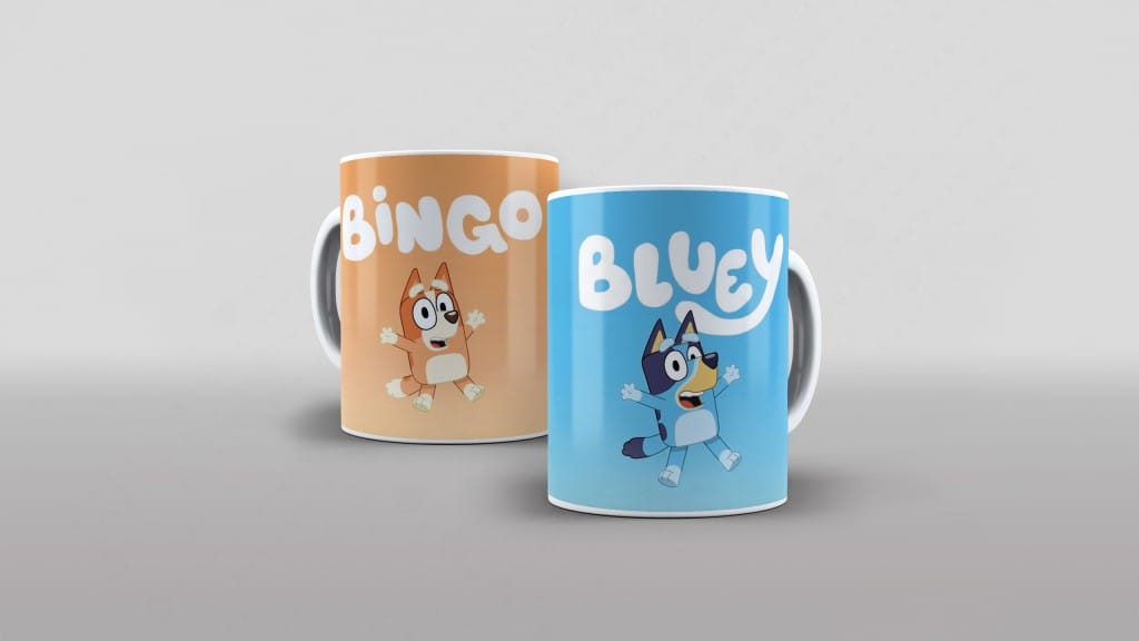 ARTE PARA CANECA  - BLUEY BINGO-3181