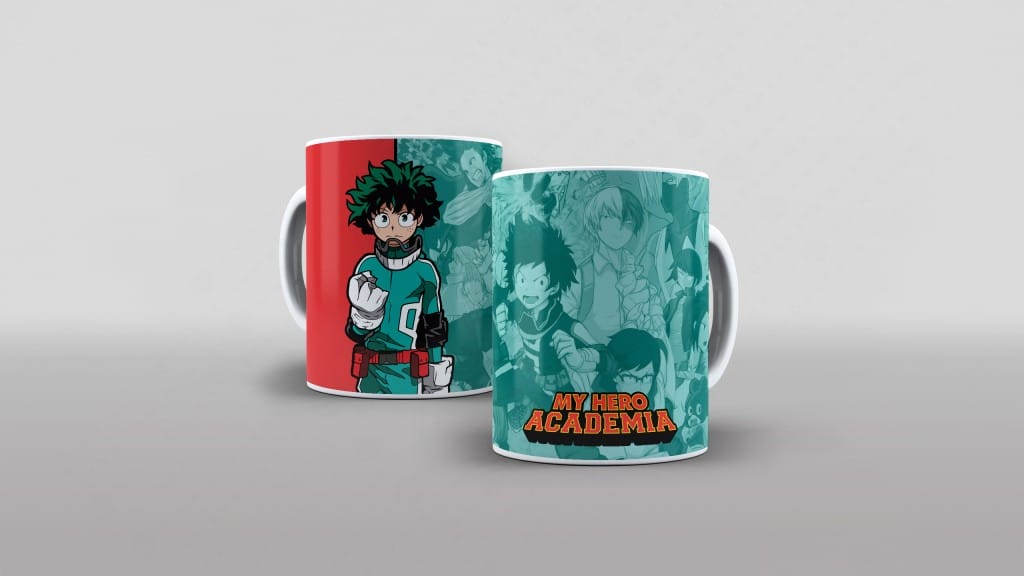 ARTE PARA CANECA IZUKU MIDORIYA - BOKU NO HERO-3220