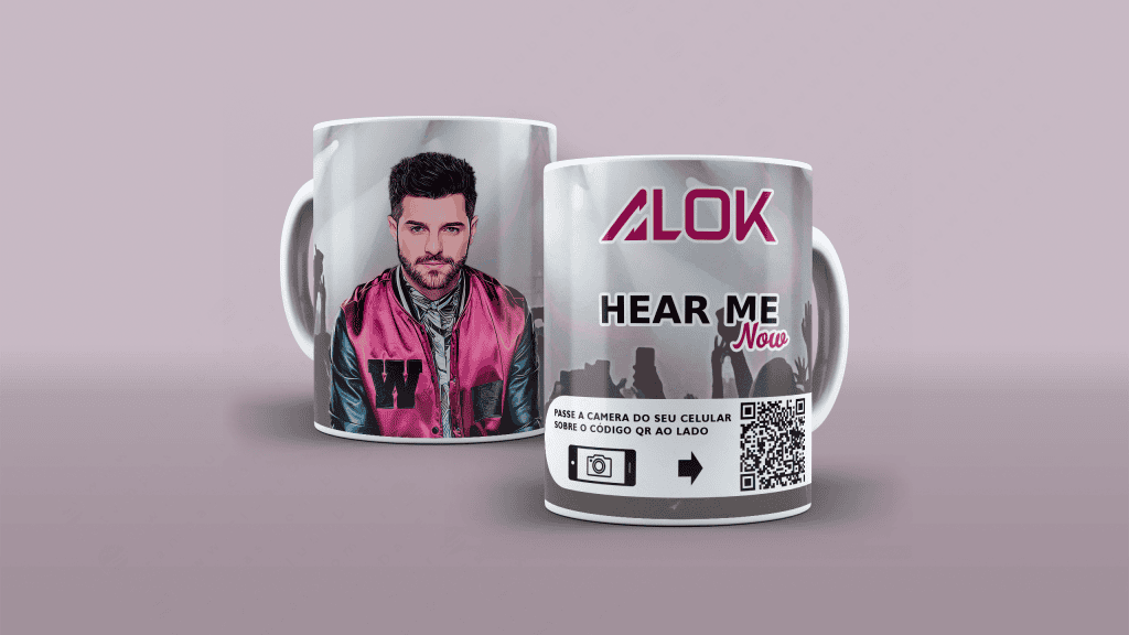 ARTE PARA CANECA QR CODE ALOK - HEAR ME NOW-3223