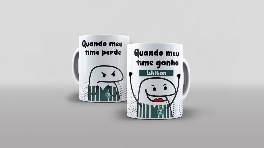 ARTE CANECA - QUANDO MEU TIME GANHA (FLORK-3230