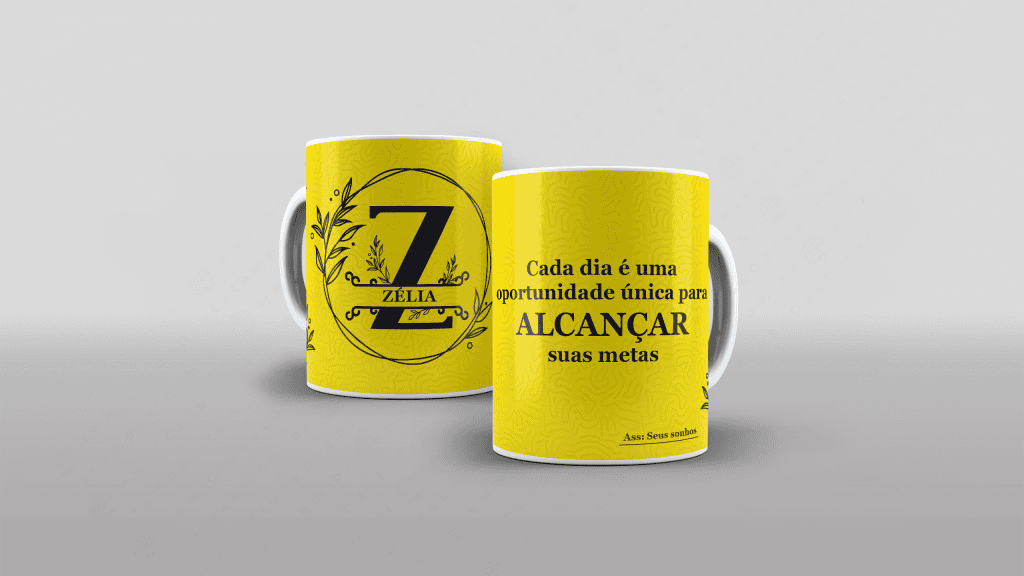 ARTE PARA CANECA COM NOME - CADA DIA É UMA OPORTUNIDADE ÚNICA...-3276