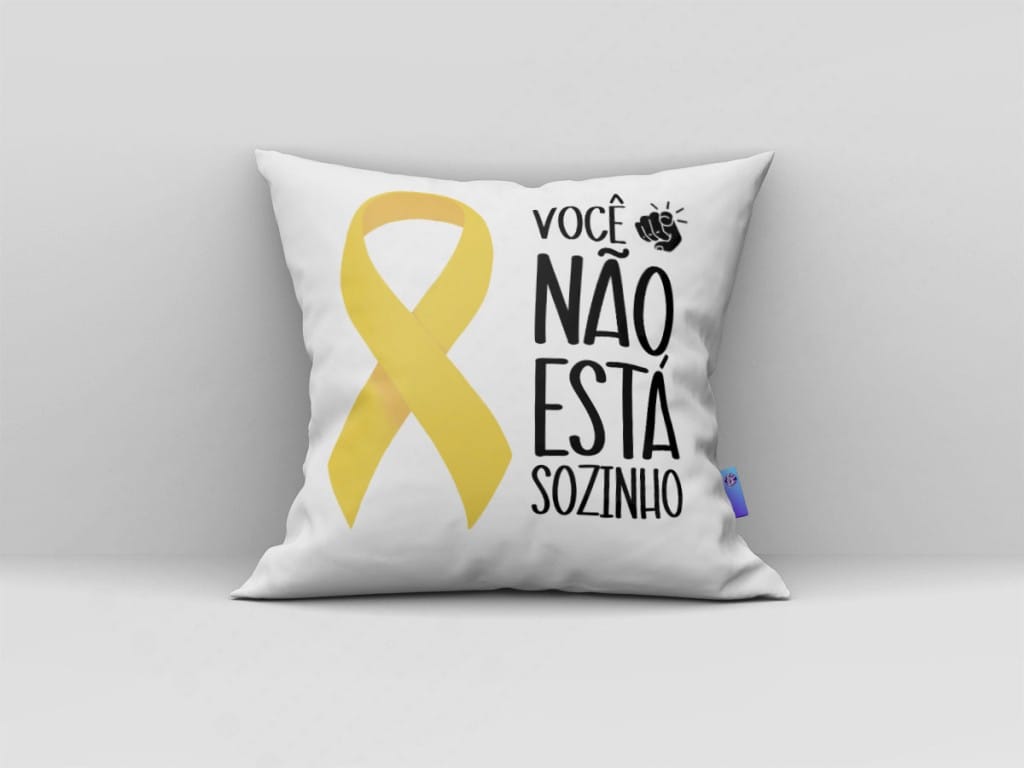 ARTE ALMOFADA - VOCÊ NÃO ESTÁ SOZINHO-3297