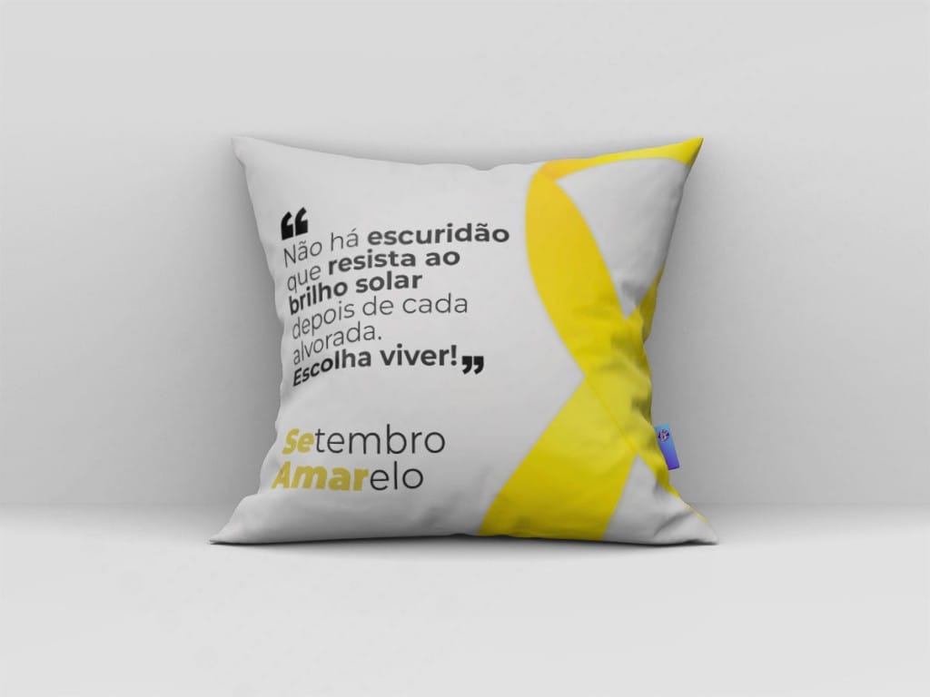 ARTE ALMOFADA - NÃO HÁ ESCURIDÃO QUE RESISTA AO BRILHO SOLAR-3301