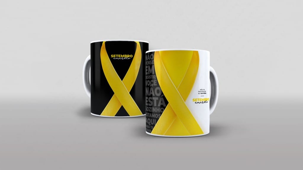 ARTE CANECA - VOCÊ NÃO ESTÁ SOZINHO (SETEMBRO AMARELO-3321