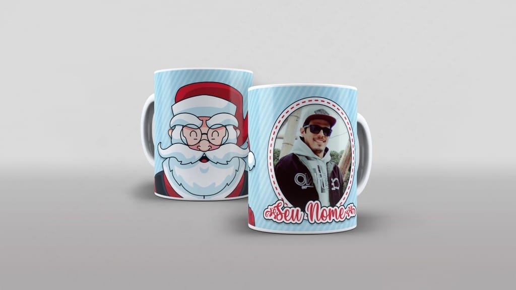ARTE PARA CANECA PAPAI NOEL-3331