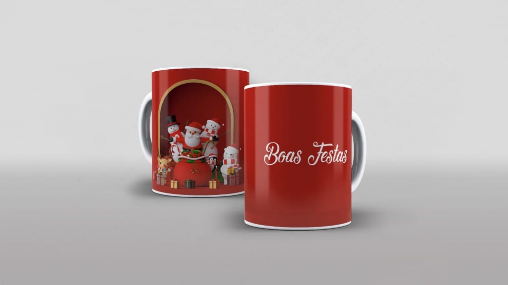 ARTE PARA CANECA - BOAS FESTAS-3345