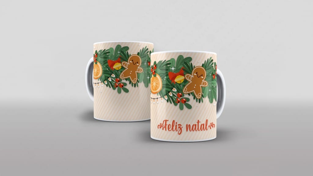 ARTE PARA CANECA - FELIZ NATAL-3364