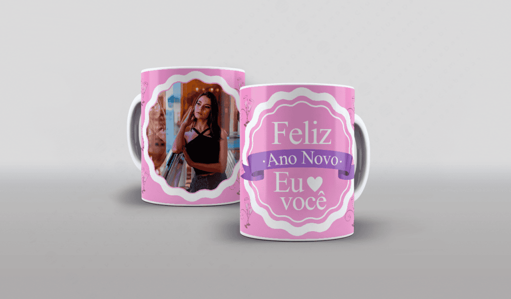 ARTE PARA CANECA EU AMO VOCÊ - PARA ELA-3431