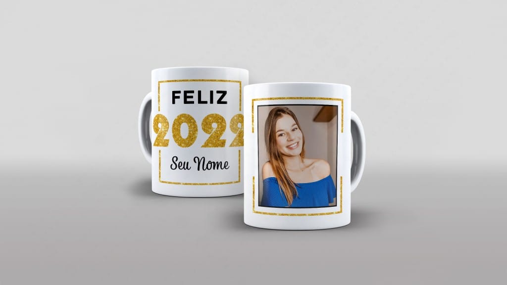 ARTE PARA CANECA - FELIZ ANO NOVO-3433