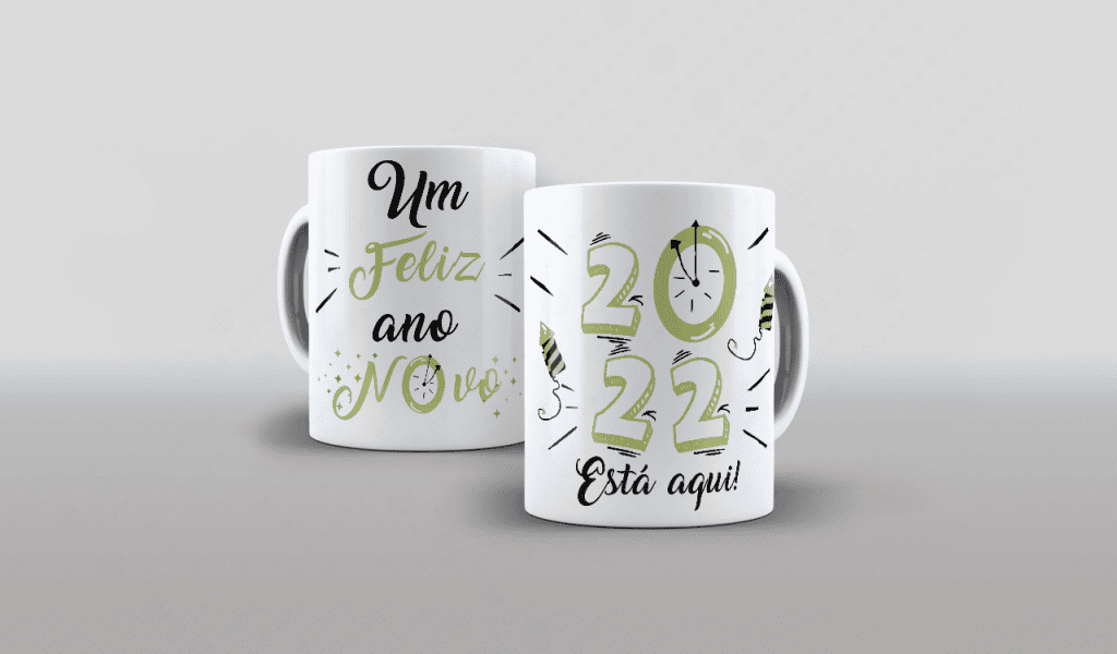 ARTE PARA CANECA - FELIZ ANO NOVO-3434