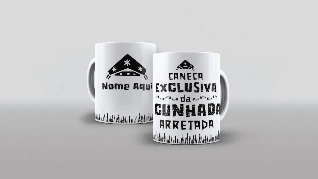 ARTE PARA CANECA CUNHADA - COLEÇÃO FAMÍLIA ARRETADA-3449