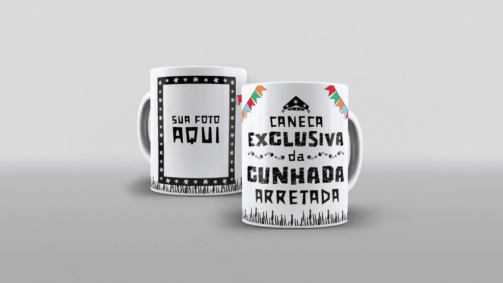 ARTE PARA CANECA CUNHADA - COLEÇÃO FAMÍLIA ARRETADA-3451
