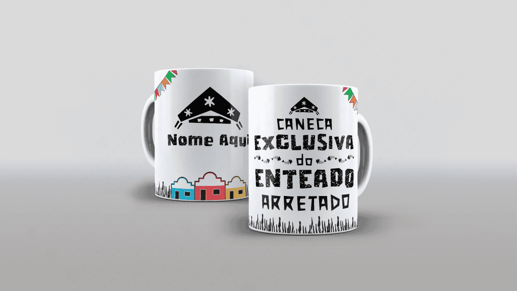 ARTE PARA CANECA ENTEADO - COLEÇÃO FAMÍLIA ARRETADA-3462