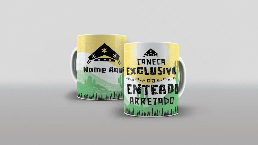 ARTE PARA CANECA ENTEADO - COLEÇÃO FAMÍLIA ARRETADA-3463