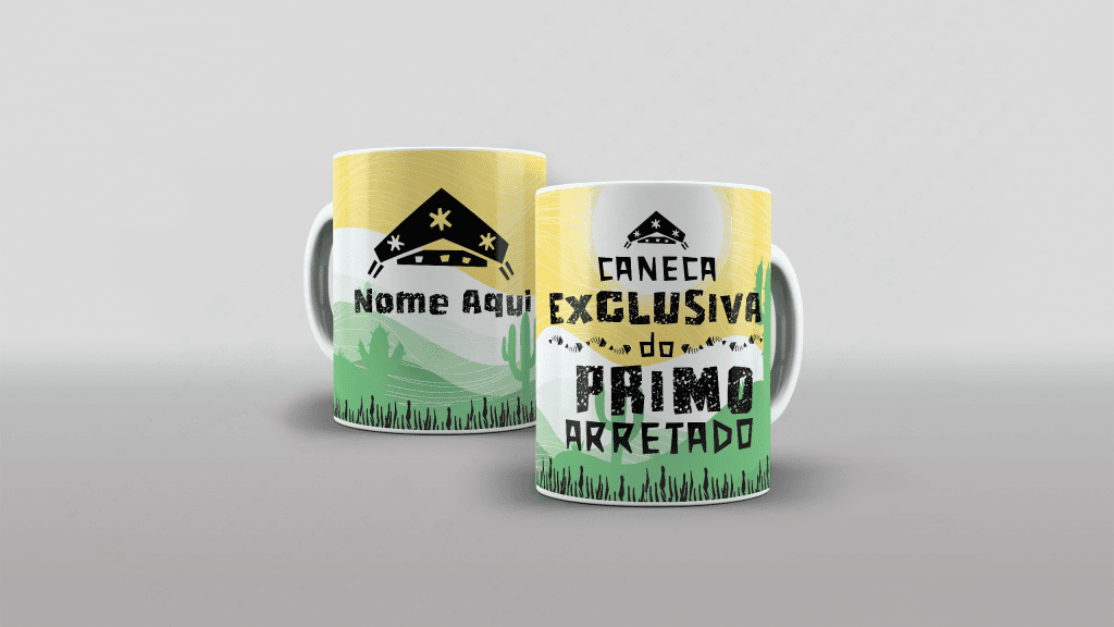 ARTE PARA CANECA PRIMO  - COLEÇÃO FAMÍLIA ARRETADA-3500