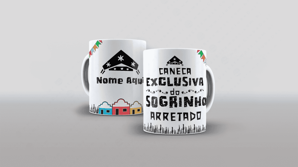 ARTE PARA CANECA SOGRINHO - COLEÇÃO FAMÍLIA ARRETADA-3509