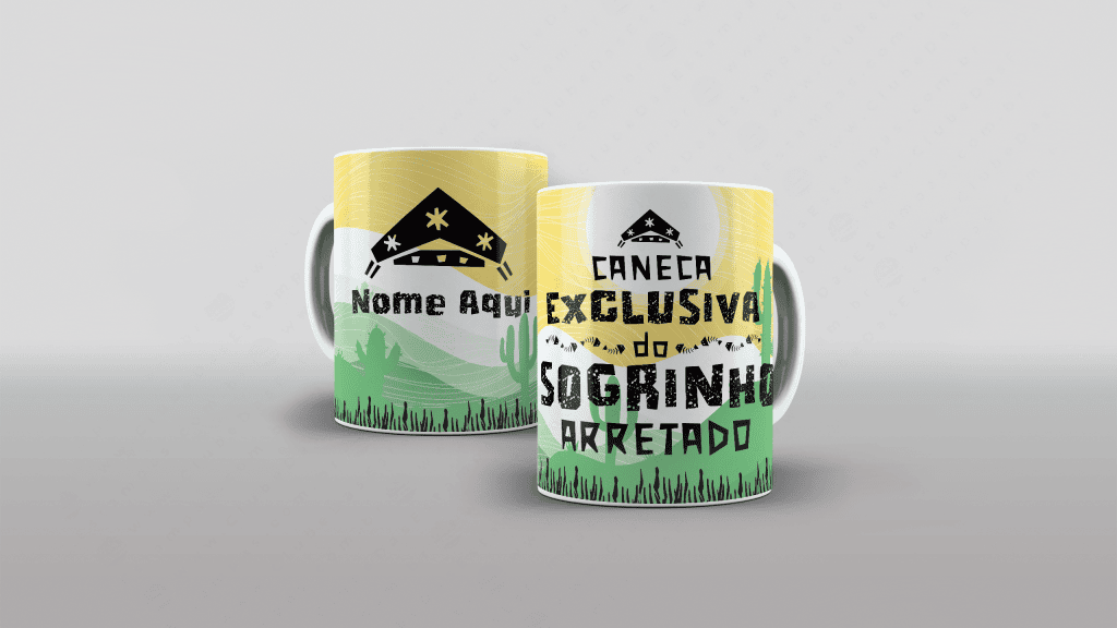 ARTE PARA CANECA SOGRINHO - COLEÇÃO FAMÍLIA ARRETADA-3510