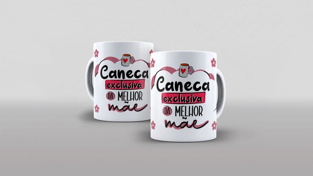 ARTE CANECA - CANECA EXCLUSIVA DA MELHOR  MÃE-3523