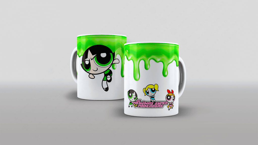 ARTE PARA CANECA DOCINHO - MENINAS SUPER PODEROSAS-3529