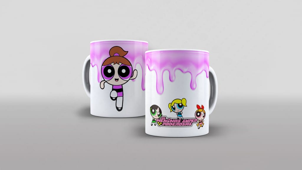 ARTE PARA CANECA NANINHA - MENINAS SUPER PODEROSAS-3533