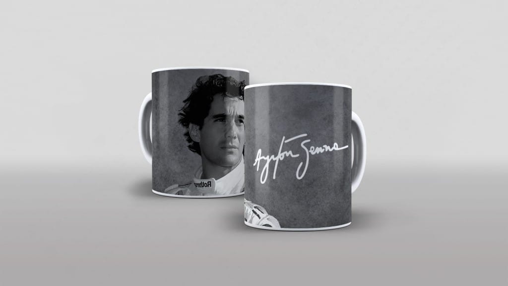 ARTE CANECA - AYRTON SENNA-3562