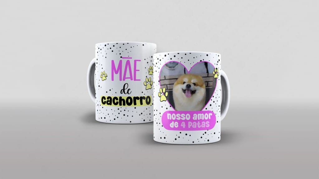 ARTE CANECA - MÃE DE CACHORRO-3575