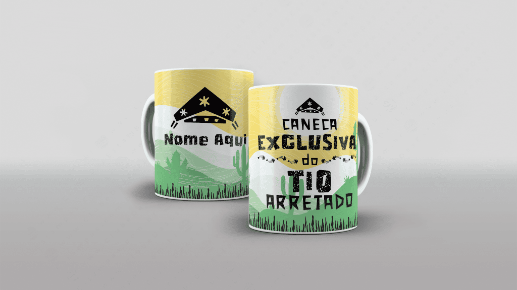 ARTE PARA CANECA TIO - COLEÇÃO FAMÍLIA ARRETADA-3578