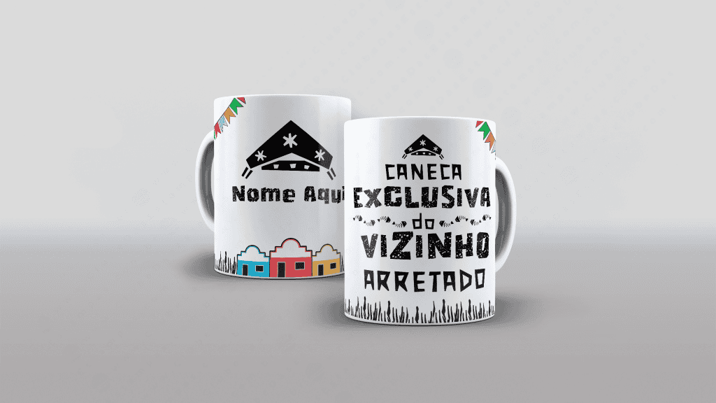 ARTE PARA CANECA VIZINHO - COLEÇÃO FAMÍLIA ARRETADA-3587