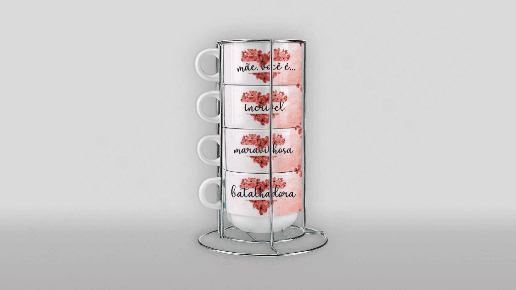 ARTE PARA TORRE DE CANECAS/XÍCARAS - MÃE, VOCÊ É...-3597