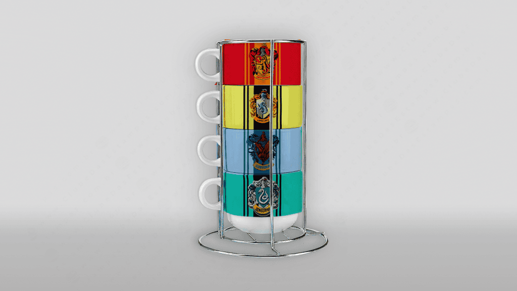 ARTE PARA TORRE DE CANECAS/XÍCARAS - CASAS HARRY POTTER -3612