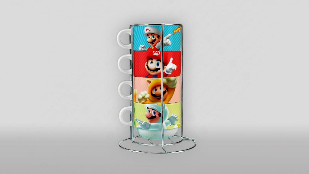 ARTE PARA TORRE DE CANECAS/XÍCARAS - SUPER MÁRIO-3616