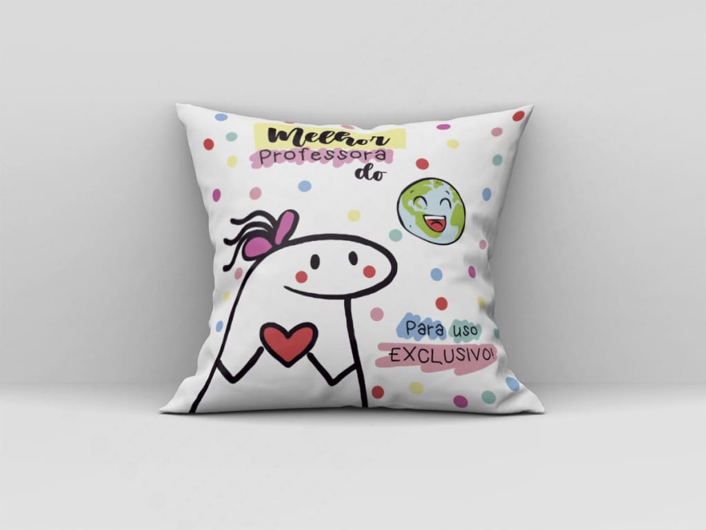ARTE PARA ALMOFADA DIA DOS PROFESSORES - MELHOR PROFESSORA DO MUNDO-3652