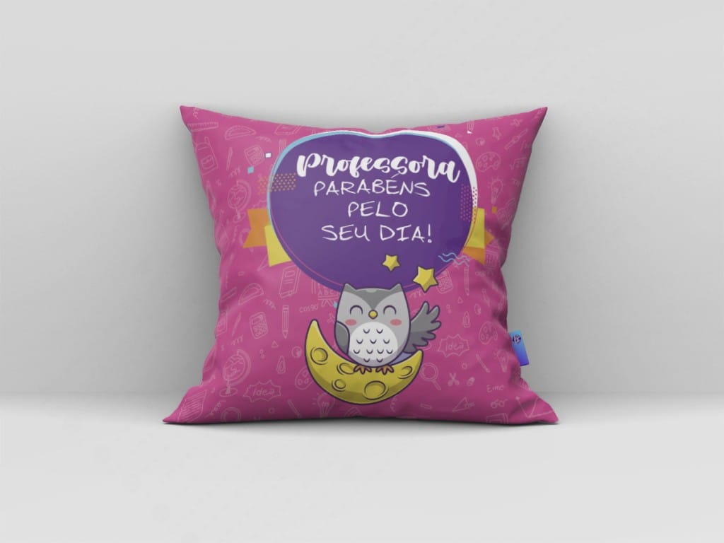 ARTE PARA ALMOFADA DIA DOS PROFESSORES - PARABÉNS PELO SEU DIA-3655