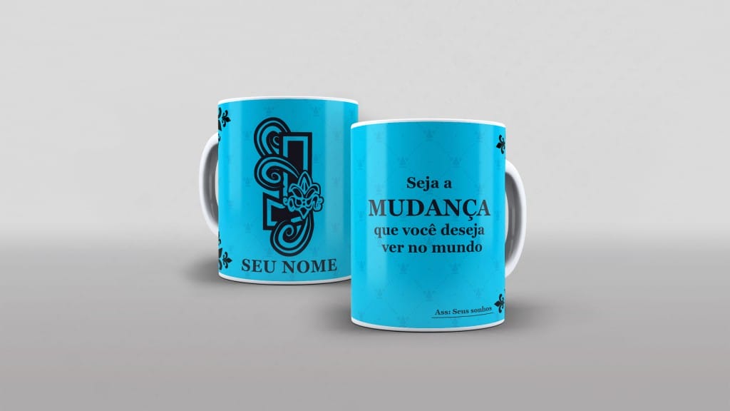 ARTE PARA CANECA - ALFABETO NOVEMBRO AZUL LETRA J-3695