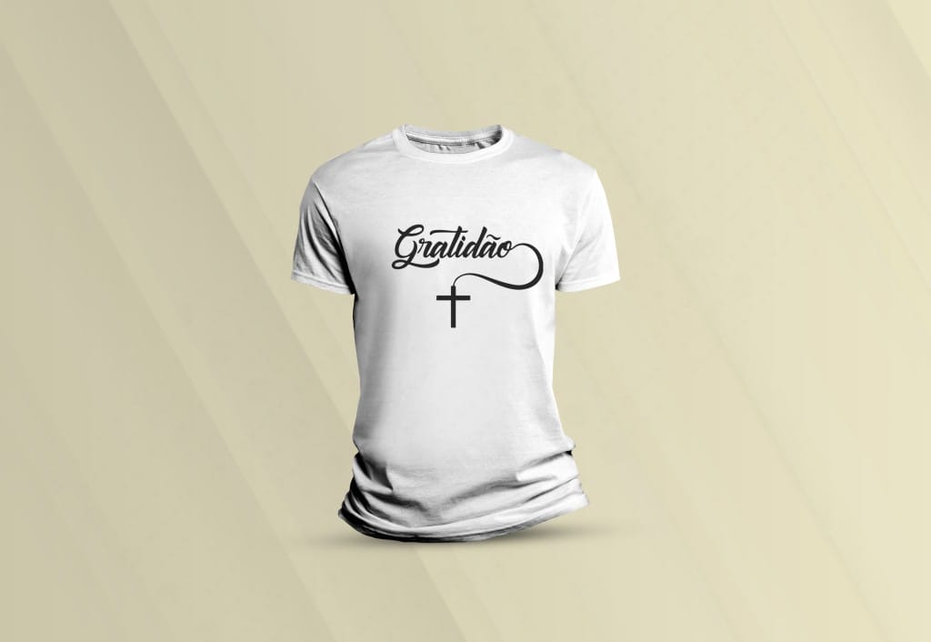 ARTE PARA CAMISETA - GRATIDÃO-3757
