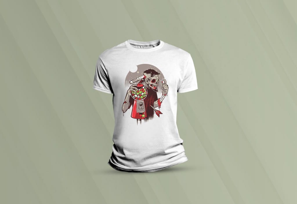 ARTE PARA CAMISETA - ZUMBI-3767