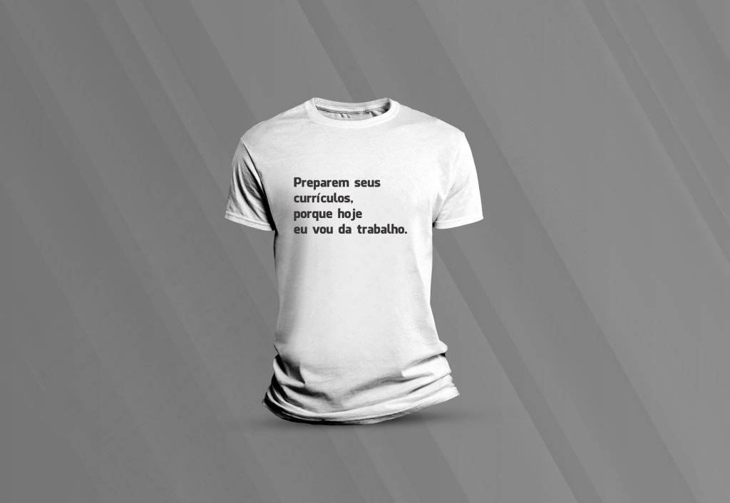 ARTE PARA CAMISETA - PREPAREM SEUS CURRÍCULOS-3772