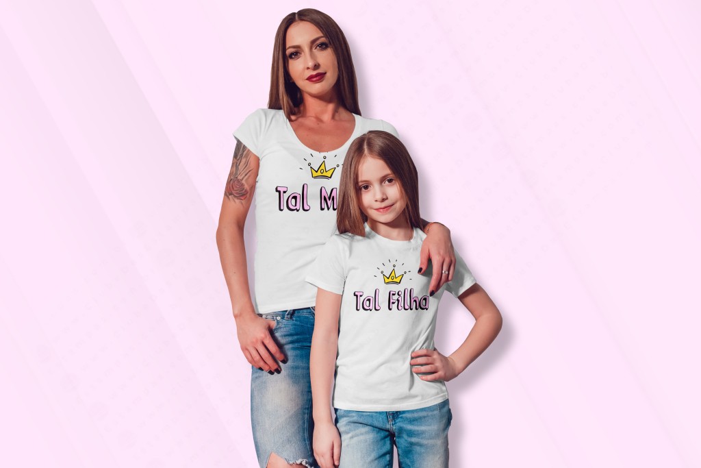ARTE PARA CAMISETA - TAL MÃE, TAL FILHA-3777