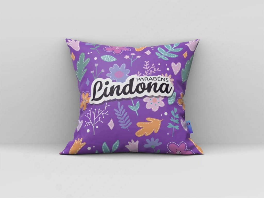 ARTE PARA ALMOFADA - PARABÉNS LINDONA-3818