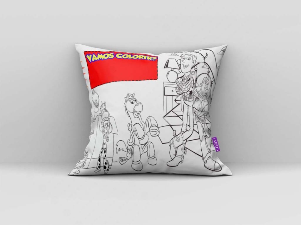 ARTE PARA ALMOFADA VAMOS COLORIR - TOY STORY-3925