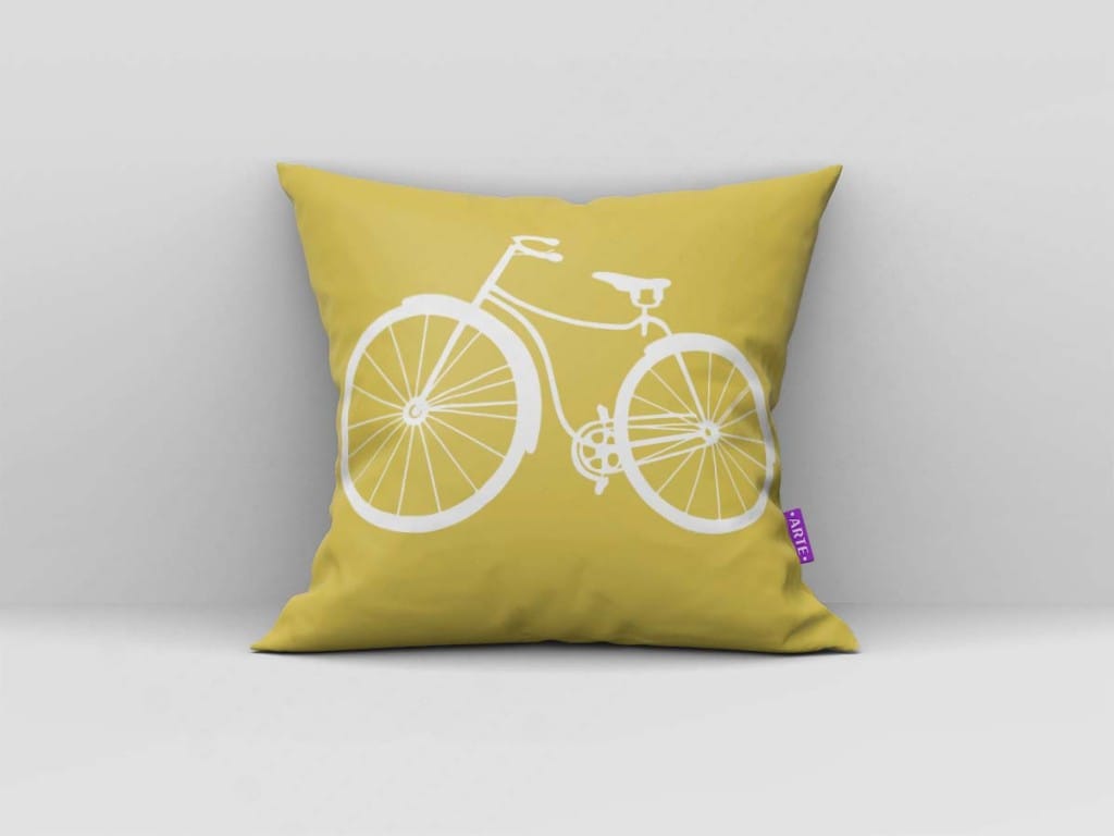 ARTE PARA ALMOFADA - BICICLETA-3960