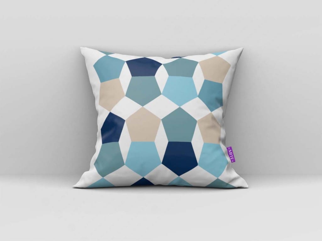 ARTE PARA ALMOFADA DECORATIVA - FORMAS GEOMÉTRICAS-3977