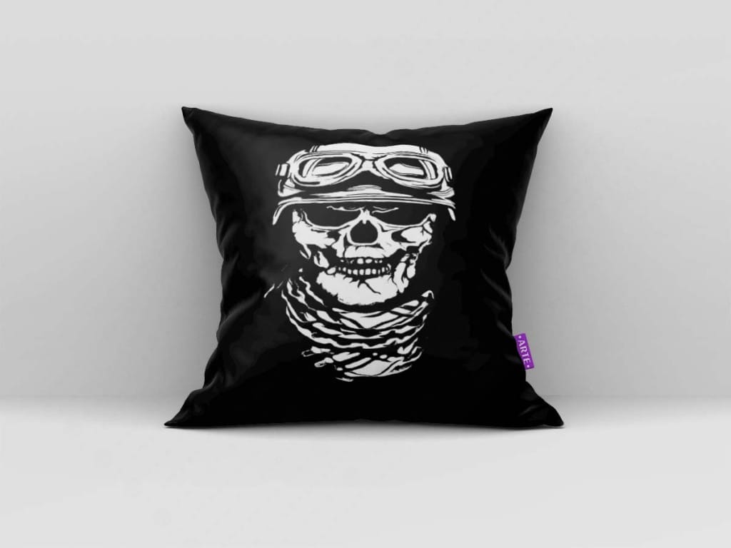 ARTE PARA ALMOFADA - CAVEIRA-4001