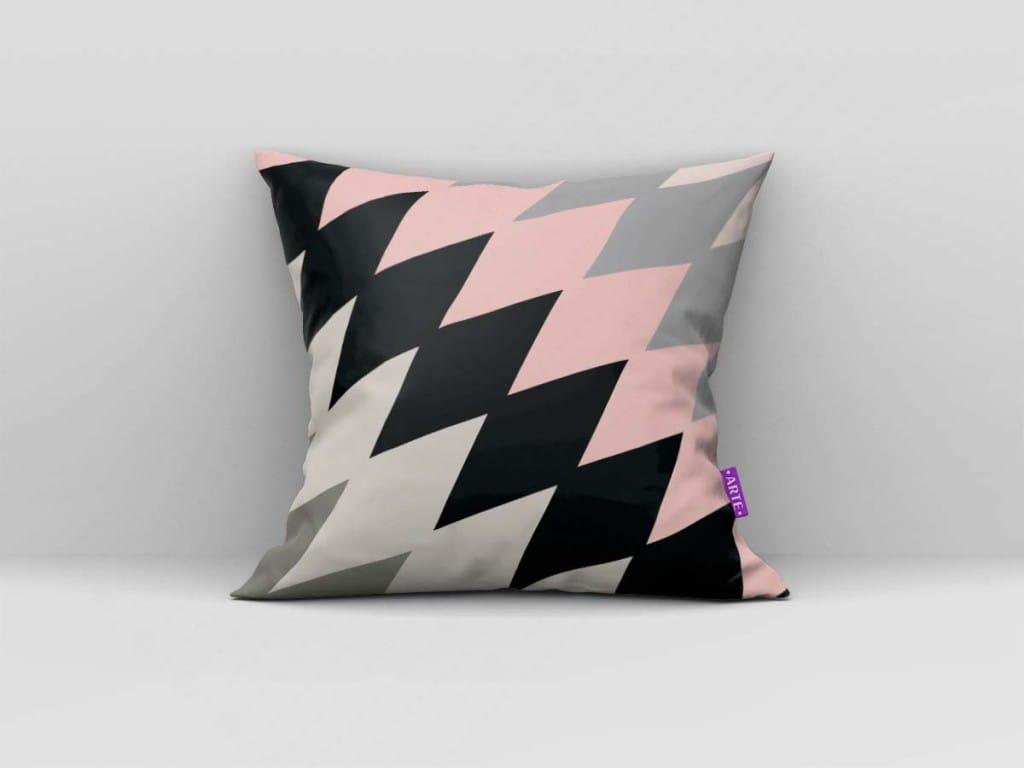 ARTE PARA ALMOFADA - KIT GRATIDÃO GEOMÉTRICAS CINZA-4099