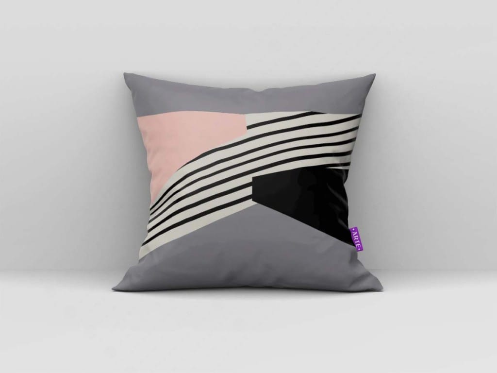 ARTE PARA ALMOFADA - KIT LOVE GEOMÉTRICAS BEGE-4103