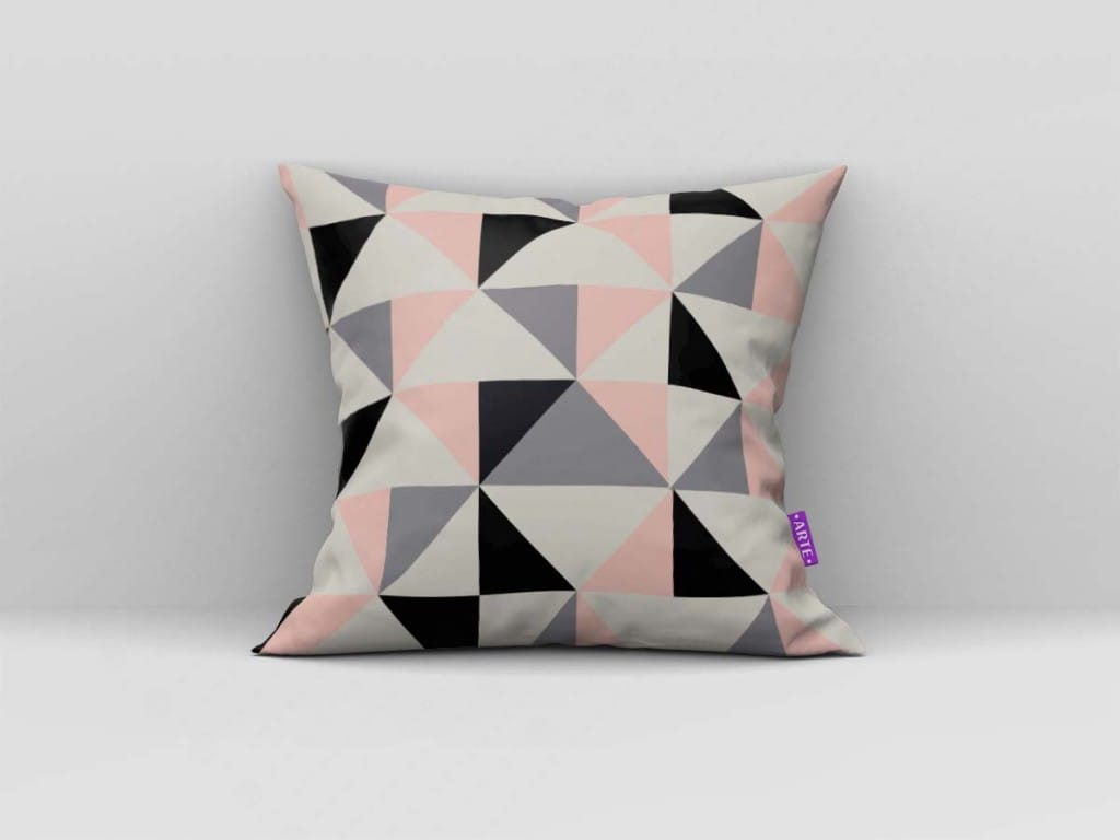 ARTE PARA ALMOFADA - KIT LOVE GEOMÉTRICAS BEGE-4104