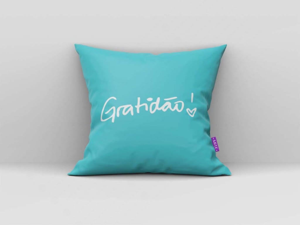 ARTE PARA ALMOFADA - KIT GRATIDÃO VERDE-4147