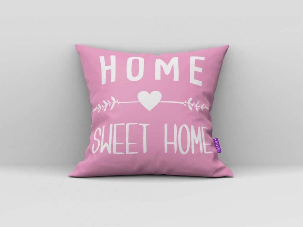 ARTE PARA ALMOFADA - KIT HOME SWEET HOME GEOMÉTRICAS ROSA-4193