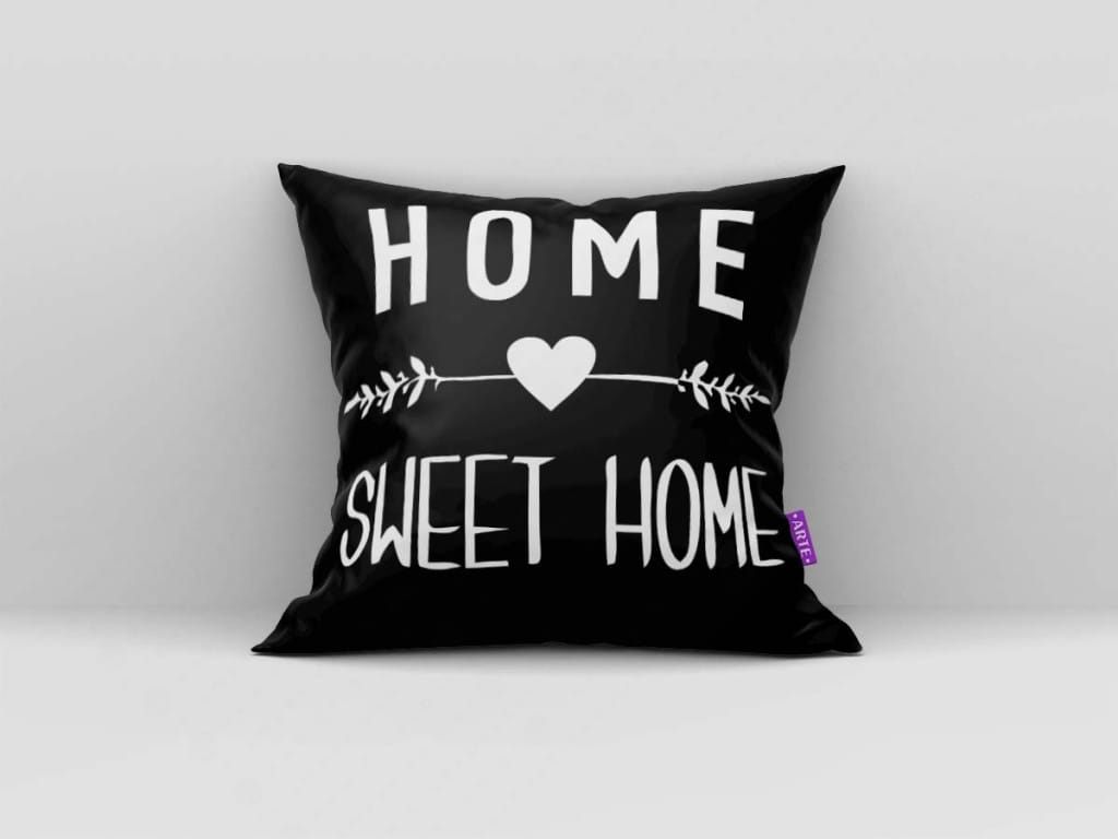 ARTE PARA ALMOFADA - KIT HOME SWEET HOME GEOMÉTRICAS PRETO-4196